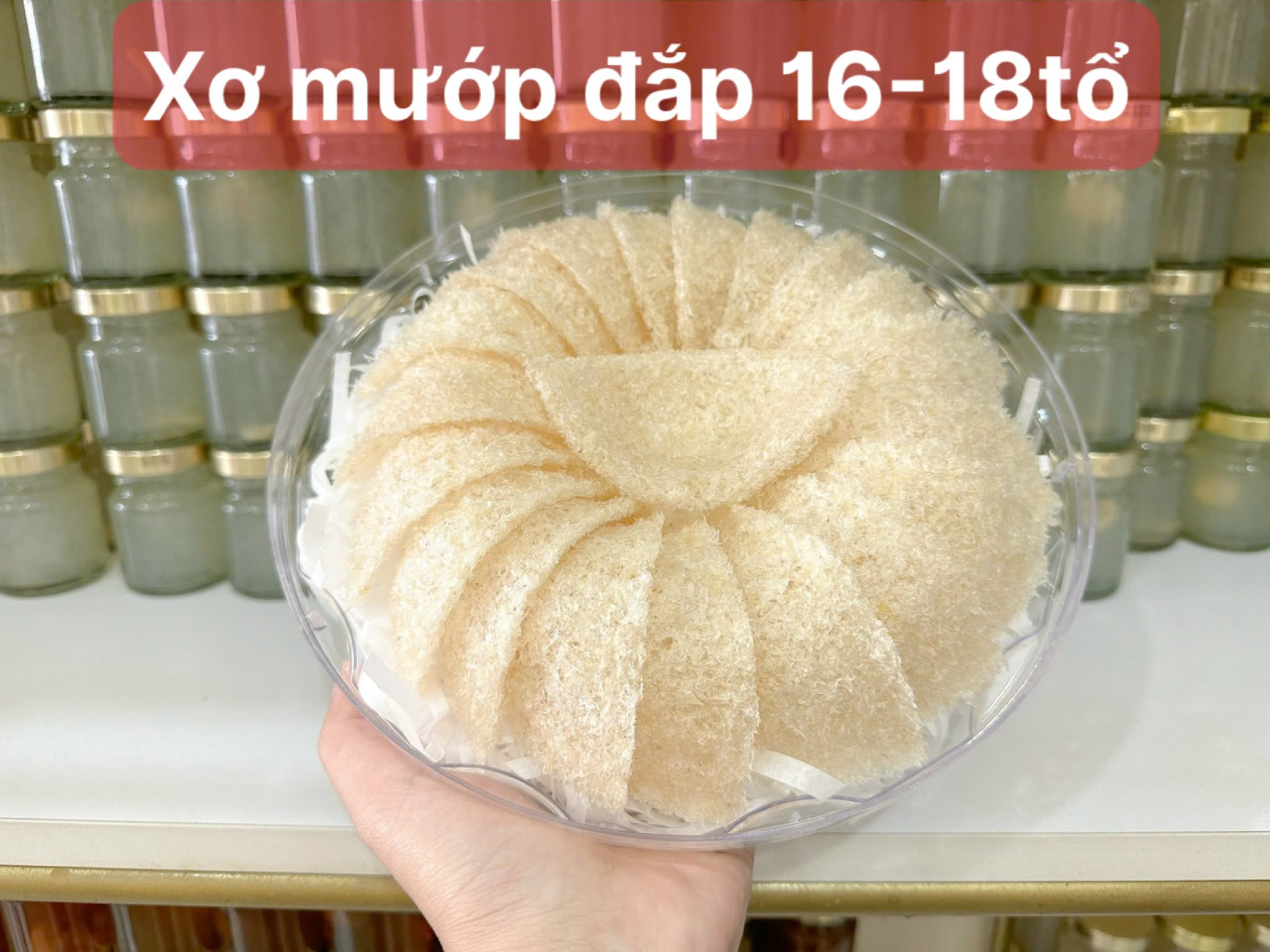 Yến xơ mướp tinh chế